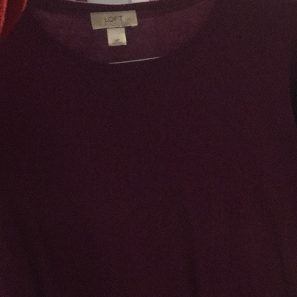 Loft brand purple magenta sweater